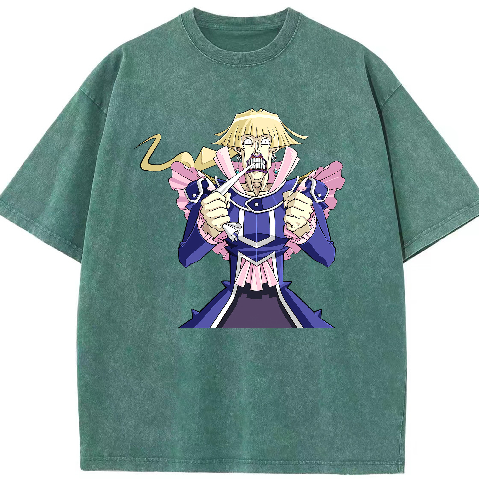 （画像用） 遊☆戯☆王 Yu-Gi-Oh! 綿100% ヴィンテージ風 半袖Tシャツ（フロントプリント）
